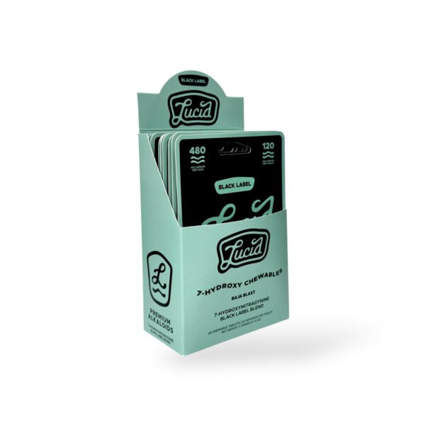 Lucid Black Label 7 Hydroxy Chewable Tablets Baja Blast 120mg Per