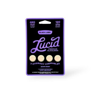 lucid black label 7 hydroxy chewable tablets grape crush 120mg per tablet 13 reviews