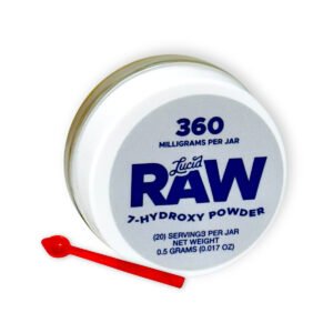 lucid raw 7 oh powder 360mg per jar 0.5