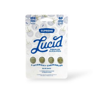 lucid supreme 7 oh chewables tablets blue razz 50mg per tablet