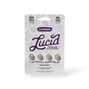 lucid supreme 30mg 7 oh triple berry chewable tablets